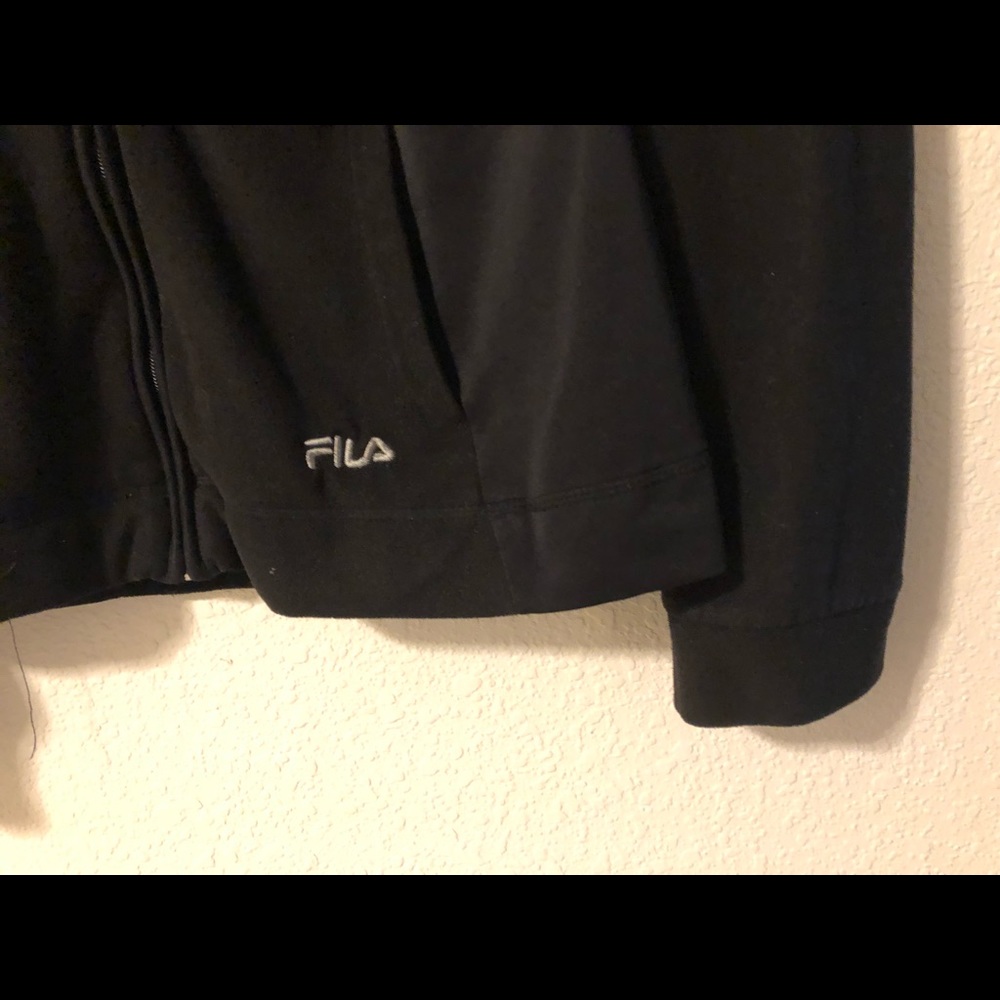 Fila women’s jacket zip up medium black - Picture 7 of 8